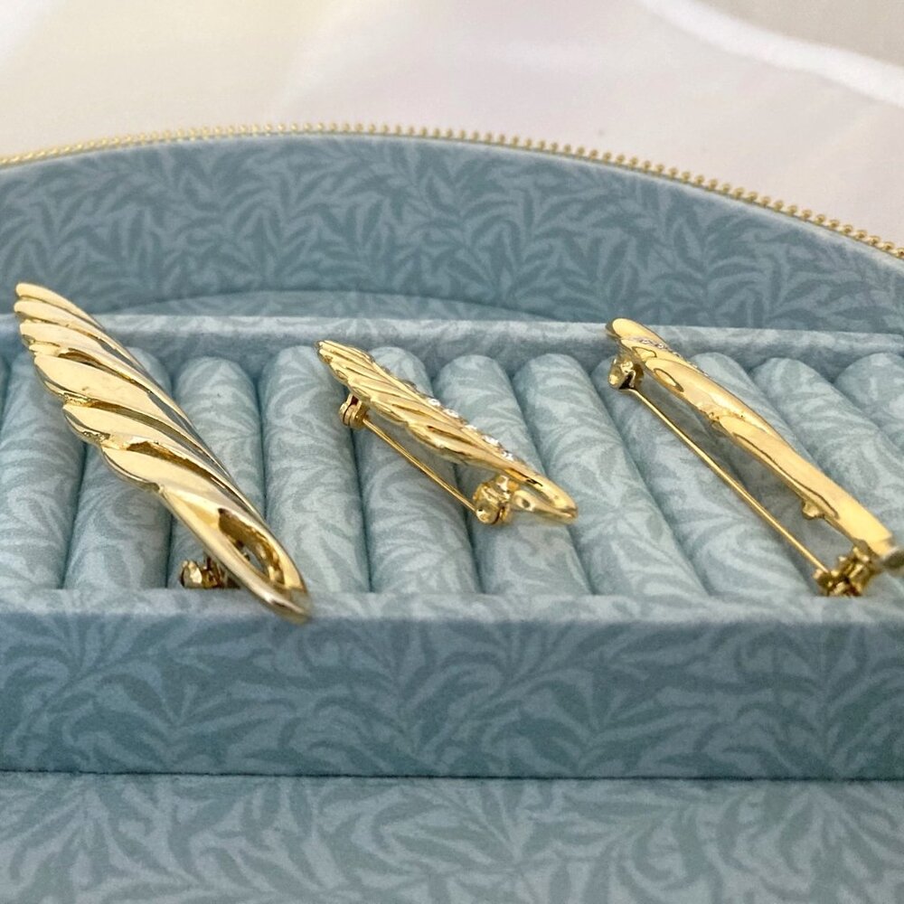 Gold Tone Brooches Bundle - Picture 5 of 6